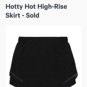 Lululemon high rise skirt